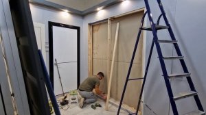 Переделываю Compact PROFIL-DOORS с двухстворчатый на одностворчатую. (профиль дорс установка двери