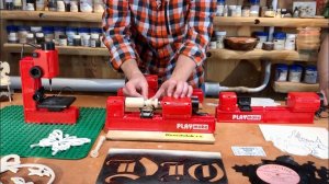 🍯 СТАНОК-ТРАНСФОРМЕР: токарный, сверлильный, лобзиковый, шлифовальный ПОДСТАВКА для ёлочной игрушки