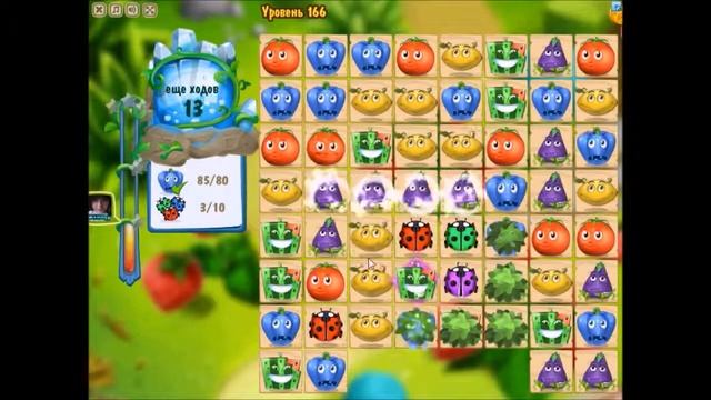 Как пройти 166 уровень в игре "Магическая Кухня 2" смотреть онлайн