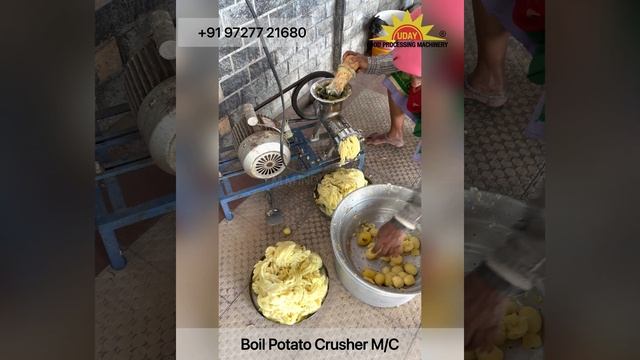 Boiled Potato Crusher Machine | Potato Masher Machine | Boiled Potato Masher