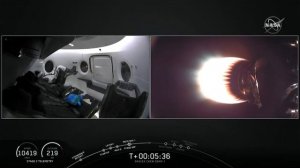 Запуск ракеты Фалькон 9 02.03.2019