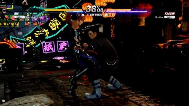 DOA6 (AdoringRabbit6/RIG) vs (Kristina/KASUMi) смотреть онлайн