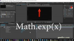 Выражения. Метод Math.exp(x)  After Effects Затухание