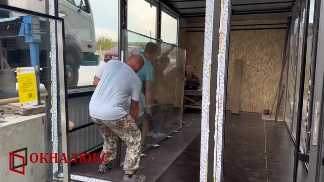 Остекление павильона из теплого алюминиевого профиля Алютех ( 2 часть )