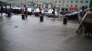 Flood in Moscow 13.07.2012