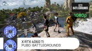 KFA2 X GeForce RTX 4060 Ti Black | PUBG | 1080p (FullHD) разрешение