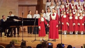 "Хор хороший" А. Пахмутова, Н. Добронравов, концерт к юбилею Пахмутовой 95 лет, Большой детский хор