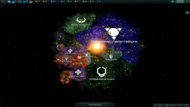 The History of a Small Galaxy: A Stellaris Timelapse смотреть онлайн