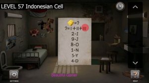 100 Doors - Escape from Prison Level 57 Indonesian Cell - Complete Guide