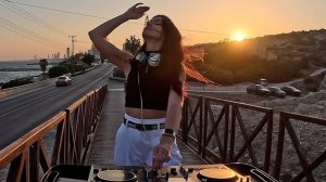 K_OXANA | Sunset CHILLOUT deep house & trance SUMMER mix -  LIVE @ Cyprus Limassol