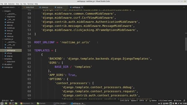 Django Channels #1 - Минимальное приложение реального времени