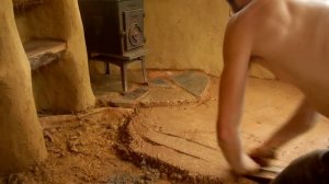 Глиняный пол своими руками!