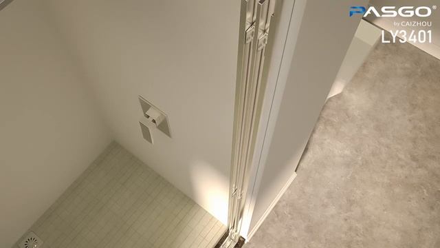 PASGO's Sower Door, Model Number：LY 3401 Installation Video.