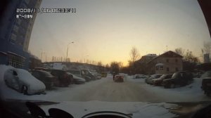 Собака ударяется об дверь машины / Dog strikes the car