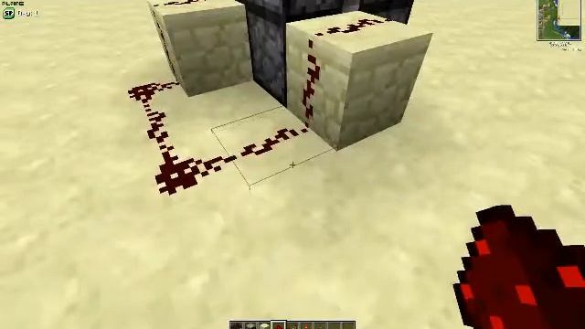 Minecraft - скрытная дверь кнопкой смотреть онлайн