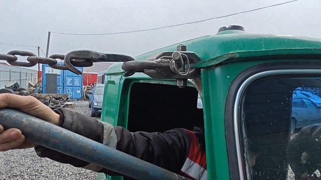 Готовим кабину для постройки высокой крыши ЗИЛ БЫЧОК. смотреть онлайн