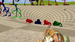 NIGHTMARE CATNAP in THE BIG FUNNEL! SPARTAN KICKING ALL POPPY PLAYTIME CHAPTER 3 Characters in Gmod