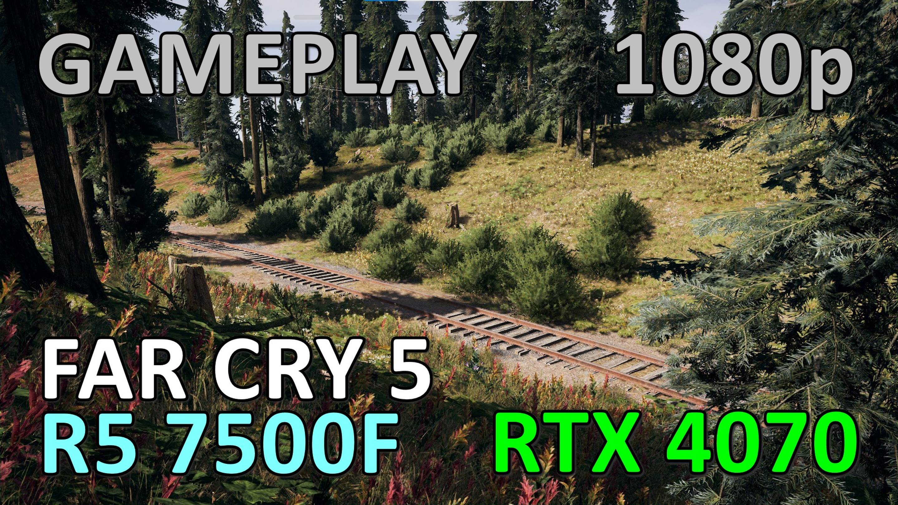 RYZEN 5 7500F + RTX 4070 / FAR CRY 5 / GAME PLAY