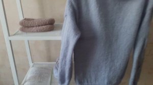 Свитер из мохера и другие готовые работы.Небольшое описание.