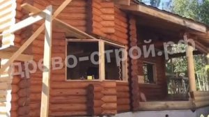 Покрытие дома пропиткой Remmers HK-Lasur.