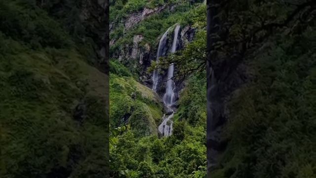 Водопад Поликаря один из самых высоких водопадов в окрестностях Сочи