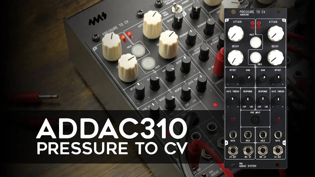 ADDAC310 Pressure to CV Use Your Breath as Modulation Source