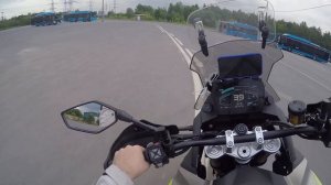 Тест первой-второй на площадке Voge ds900x (без комментирования)