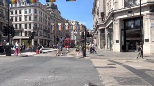 Central London Summer Walk | London West End Street Walking Tour 2022 | London Walk [4K HDR]