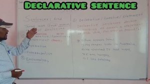 Declarative sentence (ved-1)