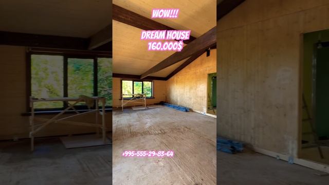 Эко-дом мечты у моря за 160.000$  Локация:Цихиздзири +995-555-29-83-64 #недвижимостьвгрузии #ecohom
