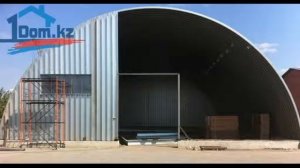 Бескаркасные арочные ангары