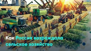 Как Россия возрождала сельское хозяйство