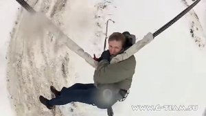 Экстремальная рогатка. Рогатка для людей. Аттракцион рогатка!!!