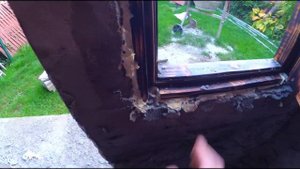 Домик из Арт бетона... (вставил окна)