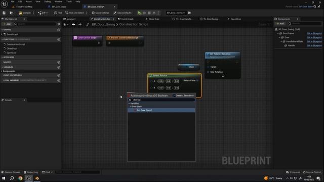 09 - SIMPLE DOORS Unreal Engine 5 by Michael Pattison PT 2