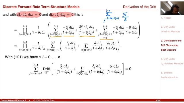 Lecture Computational Finance 2 / Appl. Math. Fin. 15: Discrete Term Structure Models (2)