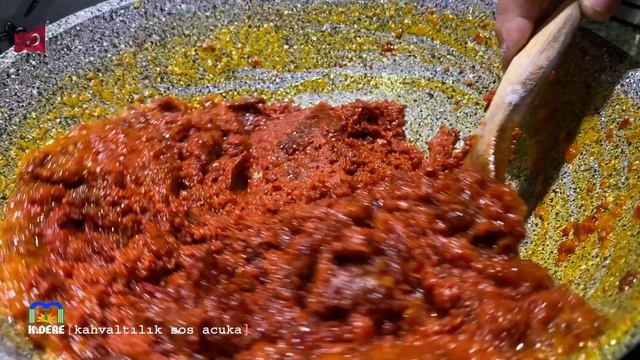 Kahvaltılık Sos Acuka | Acılı Kahvaltılık Sos | Breakfast Sauce | صلصة الفطور [K.DERE]