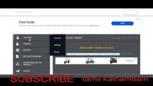 FREE BONUS 10 GH/S  bonusmining.pro |FREE 8 CRYPTOCURRENCY |tamil kathambam