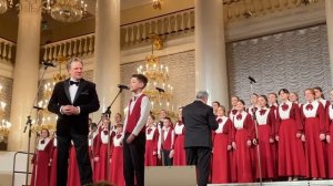 Неаполитанская песня «Santa Lucia» Большой Детский Хор имени Попова. Колонный зал Дома Союзов