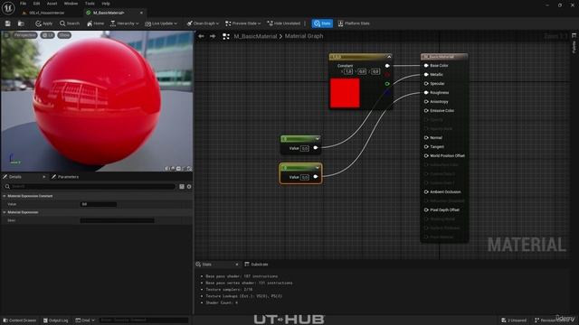 16 - Introduction to Materials. UNREAL ENGINE 5 CINEMATIC UT HUB Course