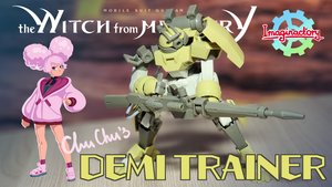 ОБЗОР! Модель гандам chuchu's demi trainer the Witch from Mercury #gundam #gunpla #bandai