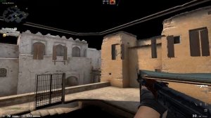 Dust 2 - Deep CT Spawn Smoke From Long Doors