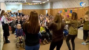 В деревне Волынь Новгородского района сегодня состязаются вожатые
