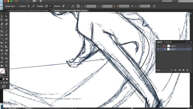 [SUBNAUTICA] Leviathan speed draw - part 1 (lineart) смотреть онлайн