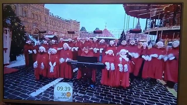 Большой детский хор, Первый канал, Доброе утро, новогодние песни