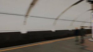 Минский метрополитен, станция парк Челюскинцев, выхожу из поезда на станции