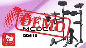 Электронная ударная установка MEDELI DD610 - демонстрация звучания