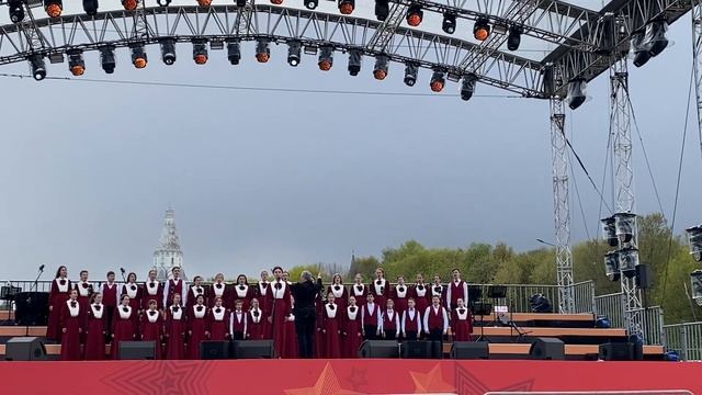 День Победы, Большой детский хор имени Попова, парк Коломенское 9 мая 2022