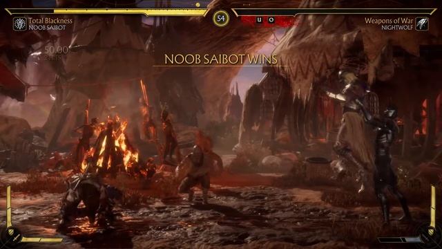 Mortal Kombat 11 - NOOB SAIBOT Vs NIGHTWOLF (Very Hard) #MK11