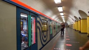 "С одной фарой!" Электропоезд 81-765/766/767.4 "МОСКВА-2019" №05 на Калужско-Рижской линии